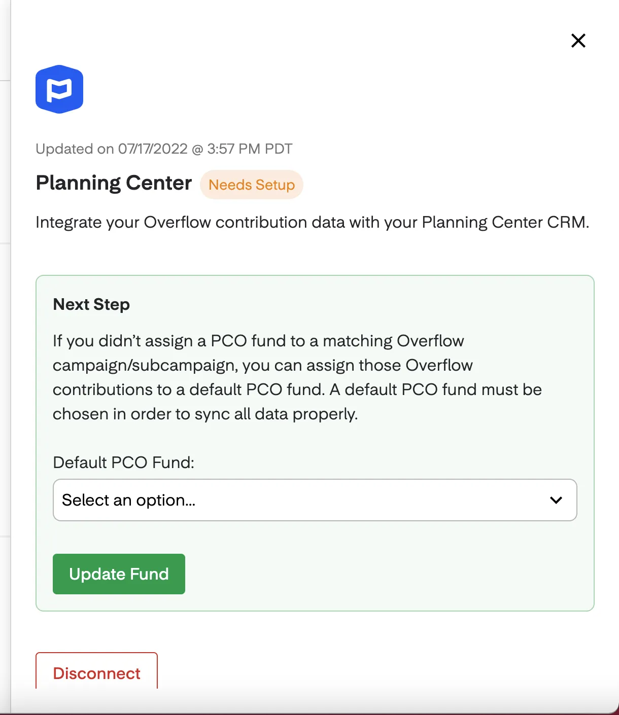 Overflow integration screenshot 1