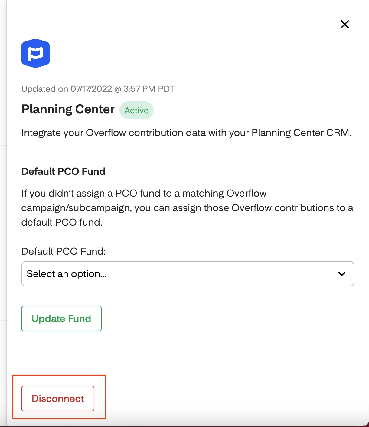 Overflow integration screenshot 3