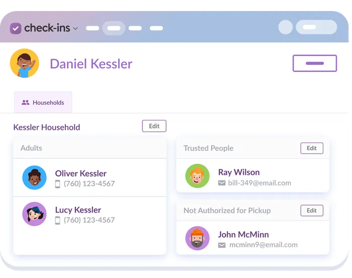 Verify trusted people
