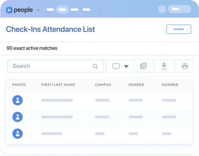 Create lists of kids, parents, and more