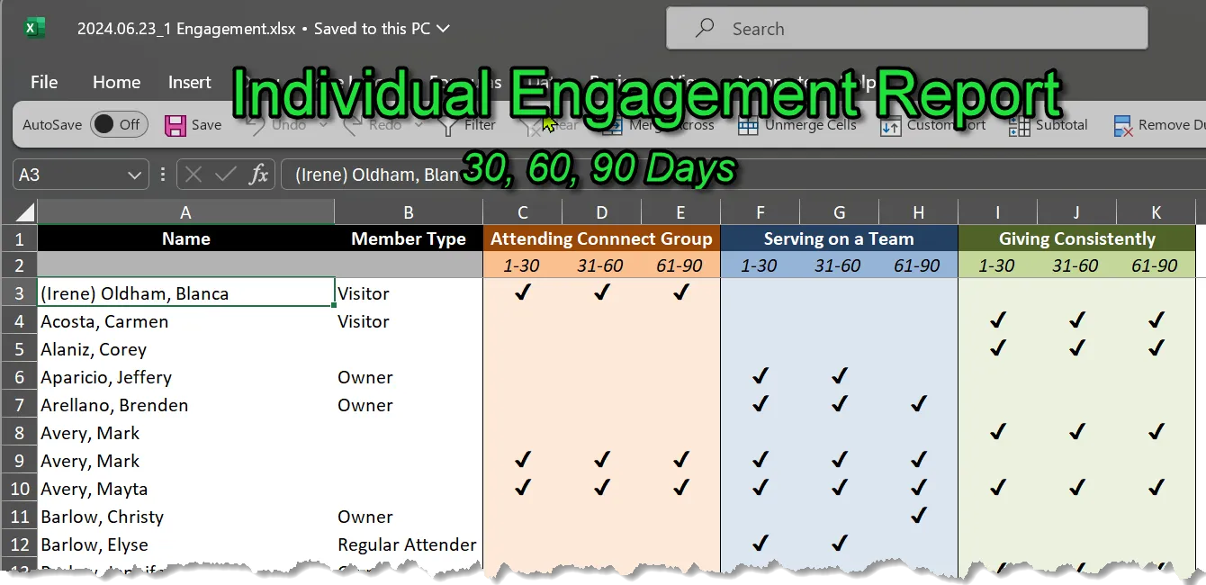 Church Champions integration screenshot 3