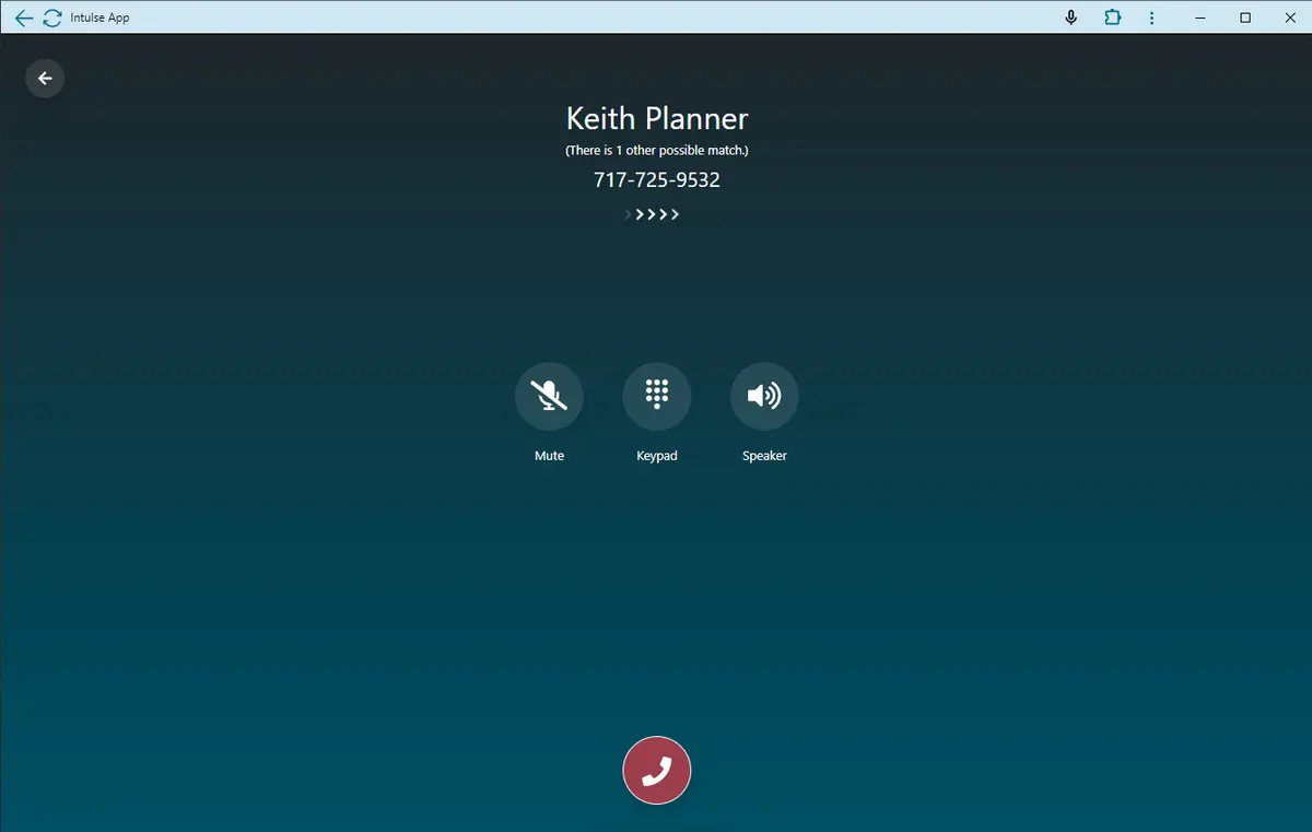 Intulse integration screenshot 2