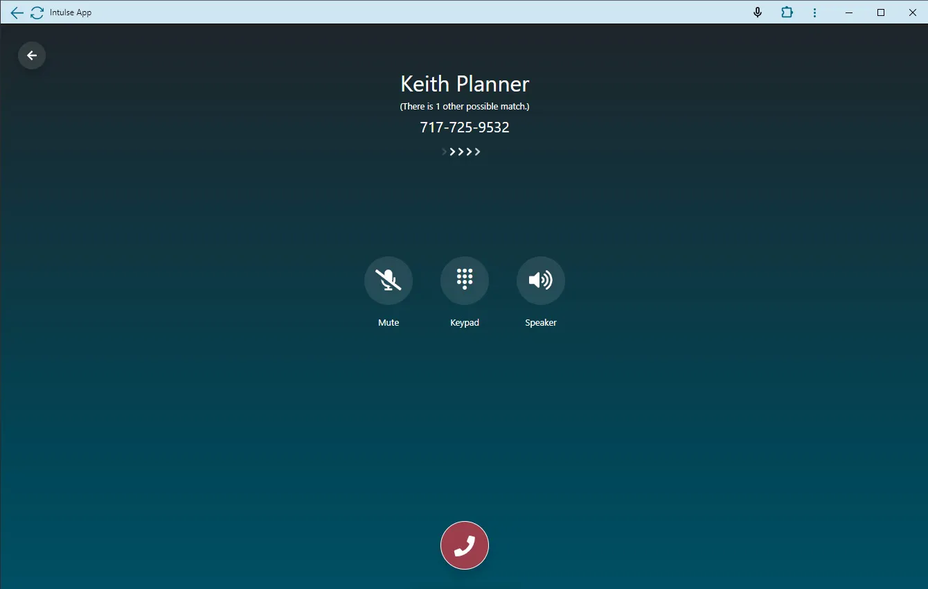 Intulse integration screenshot 2