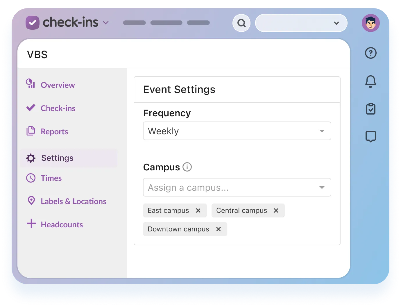 Multicampus selections