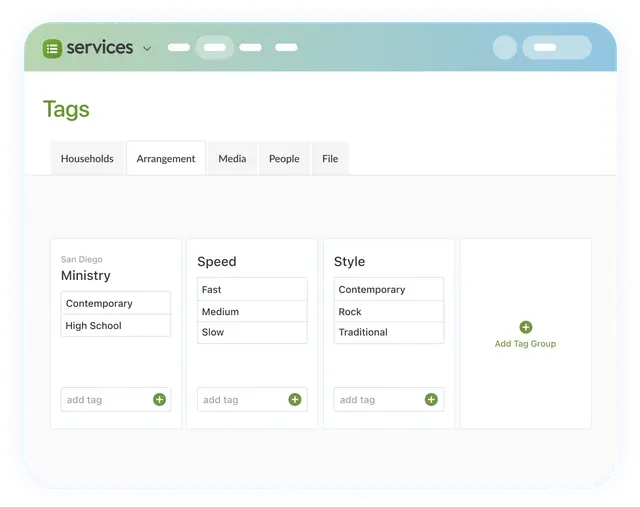 Create song tags