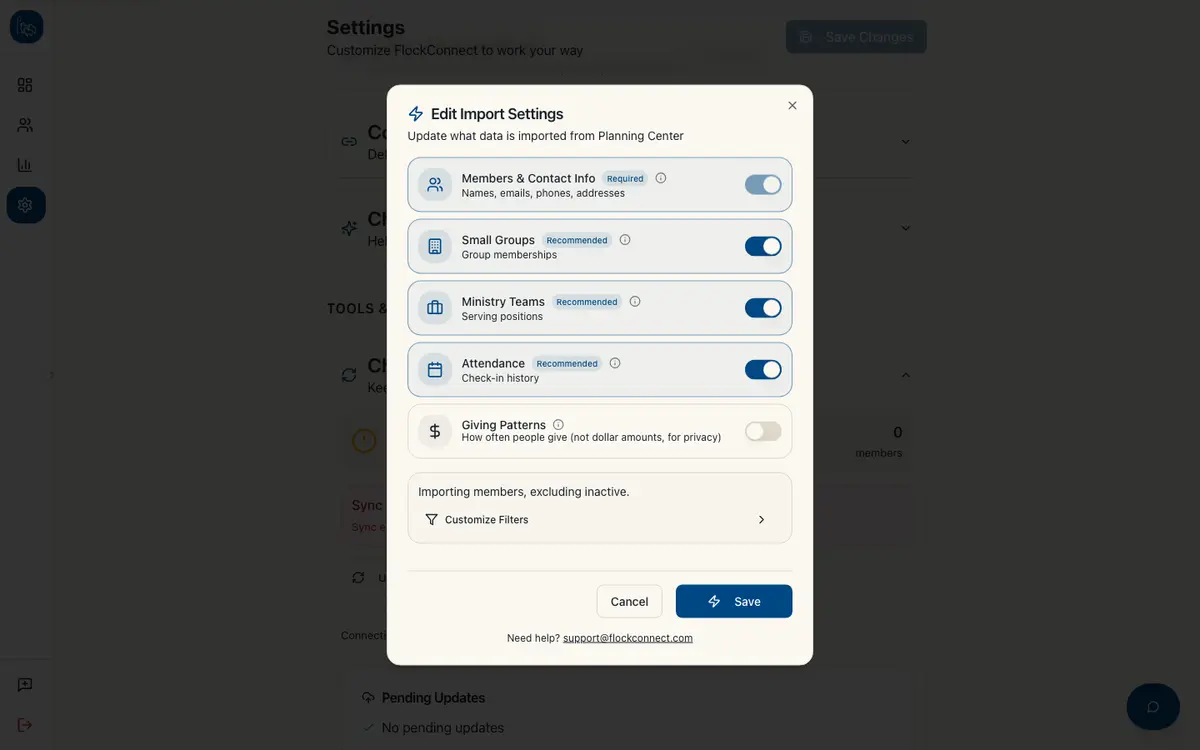 FlockConnect integration screenshot 1