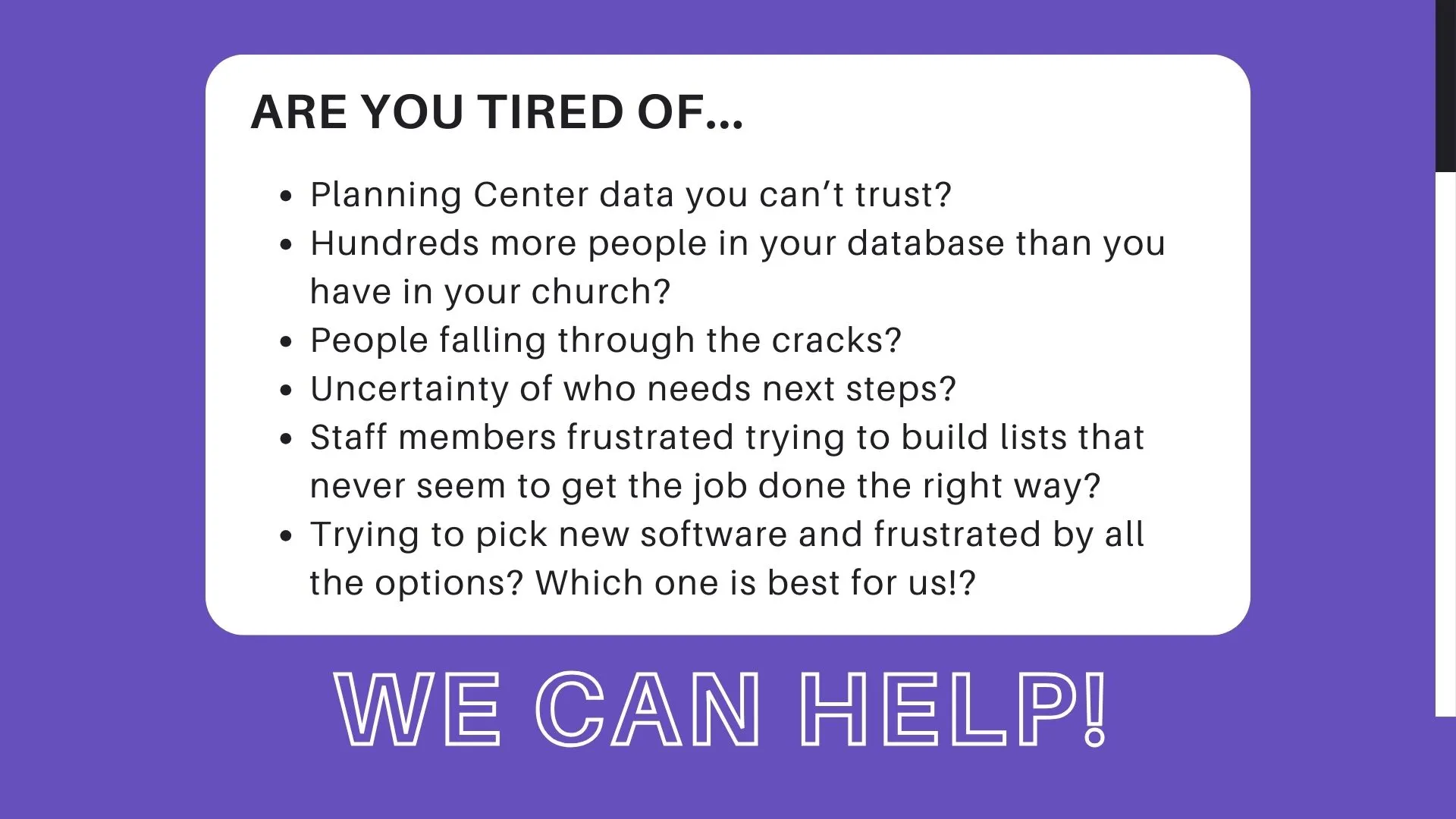 Tend integration screenshot 1