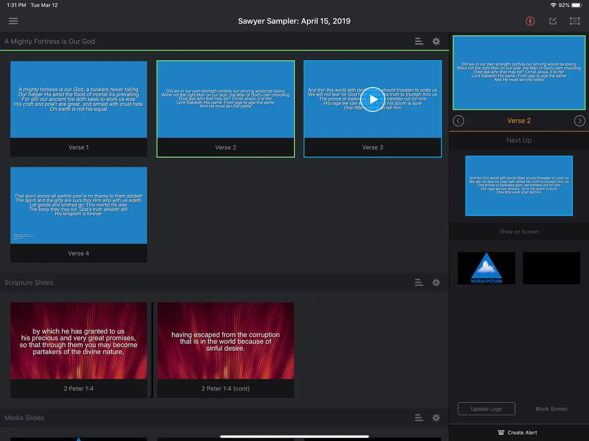 WorshipStorm integration screenshot 3