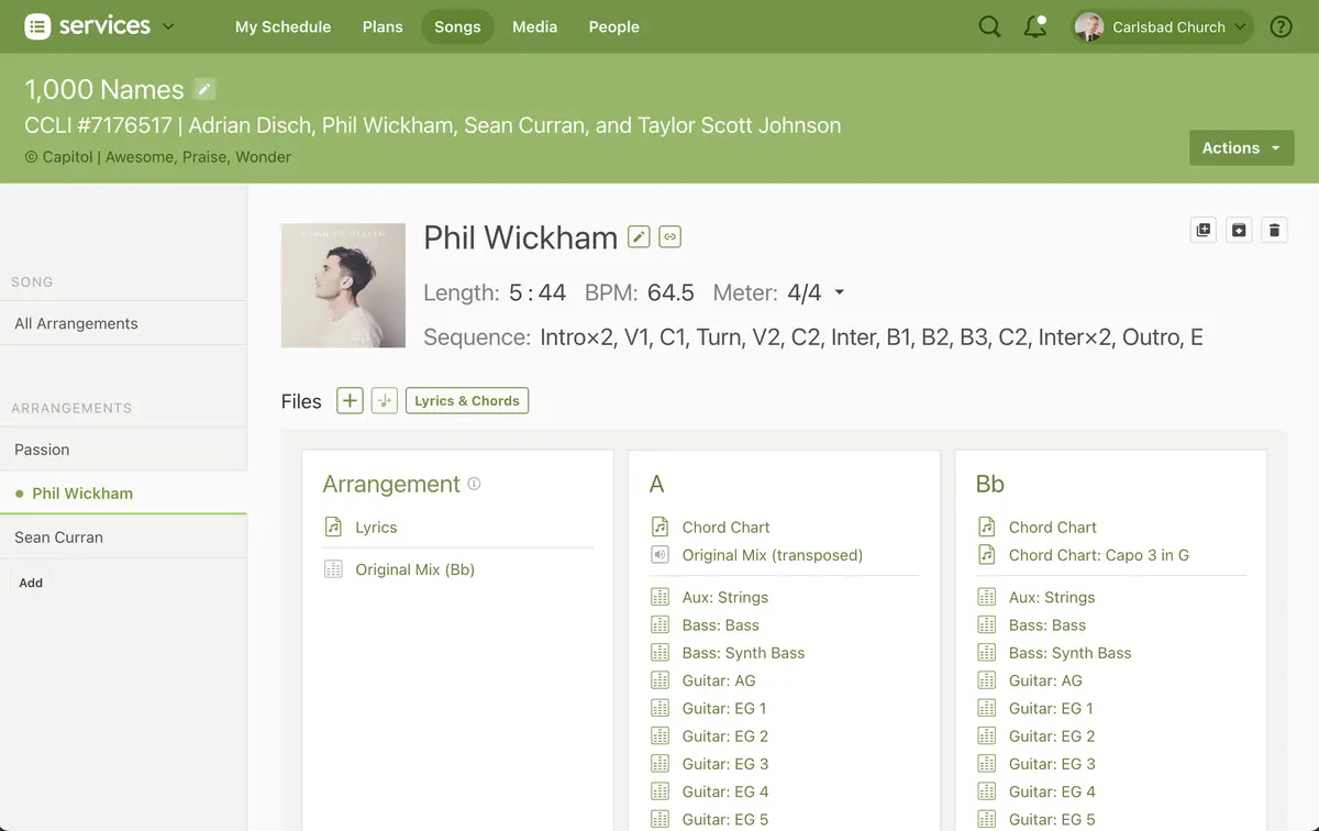 RehearsalMix integration screenshot 4