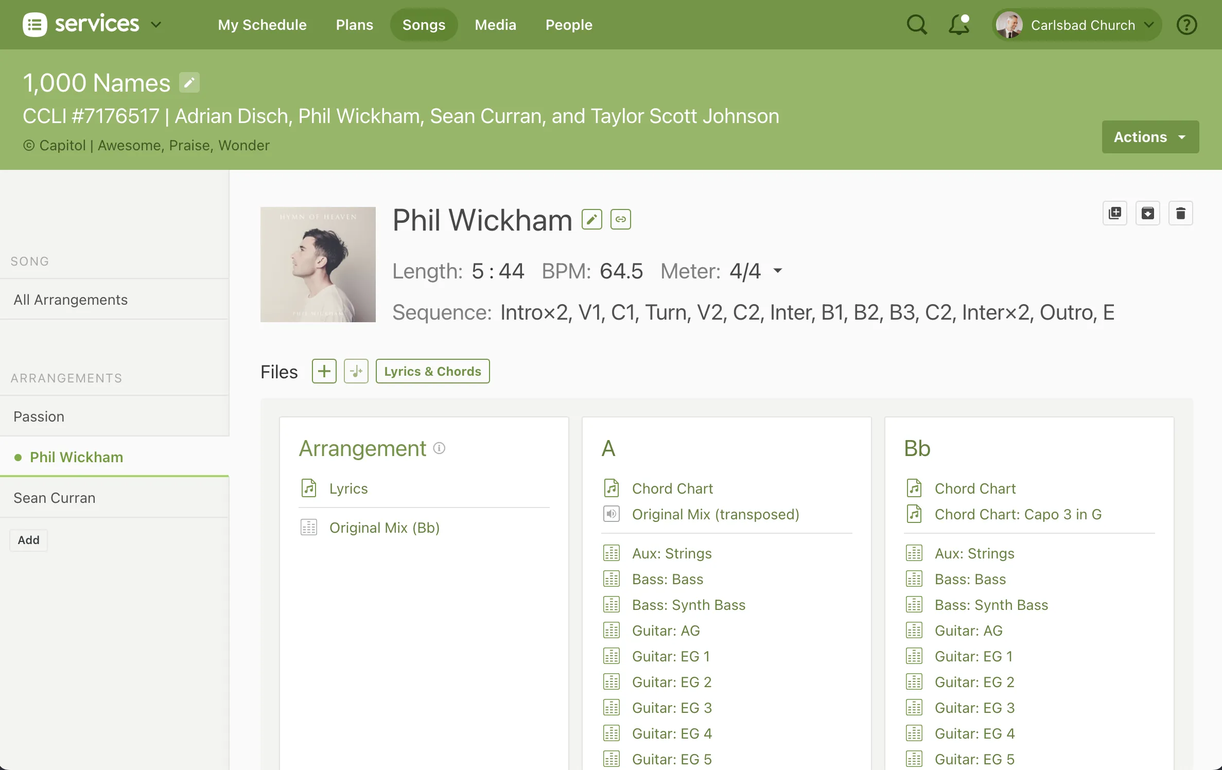 RehearsalPack integration screenshot 5