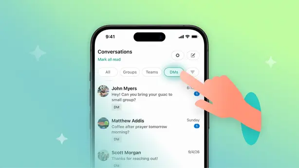 Why Church Center is the best place for your group and team chats