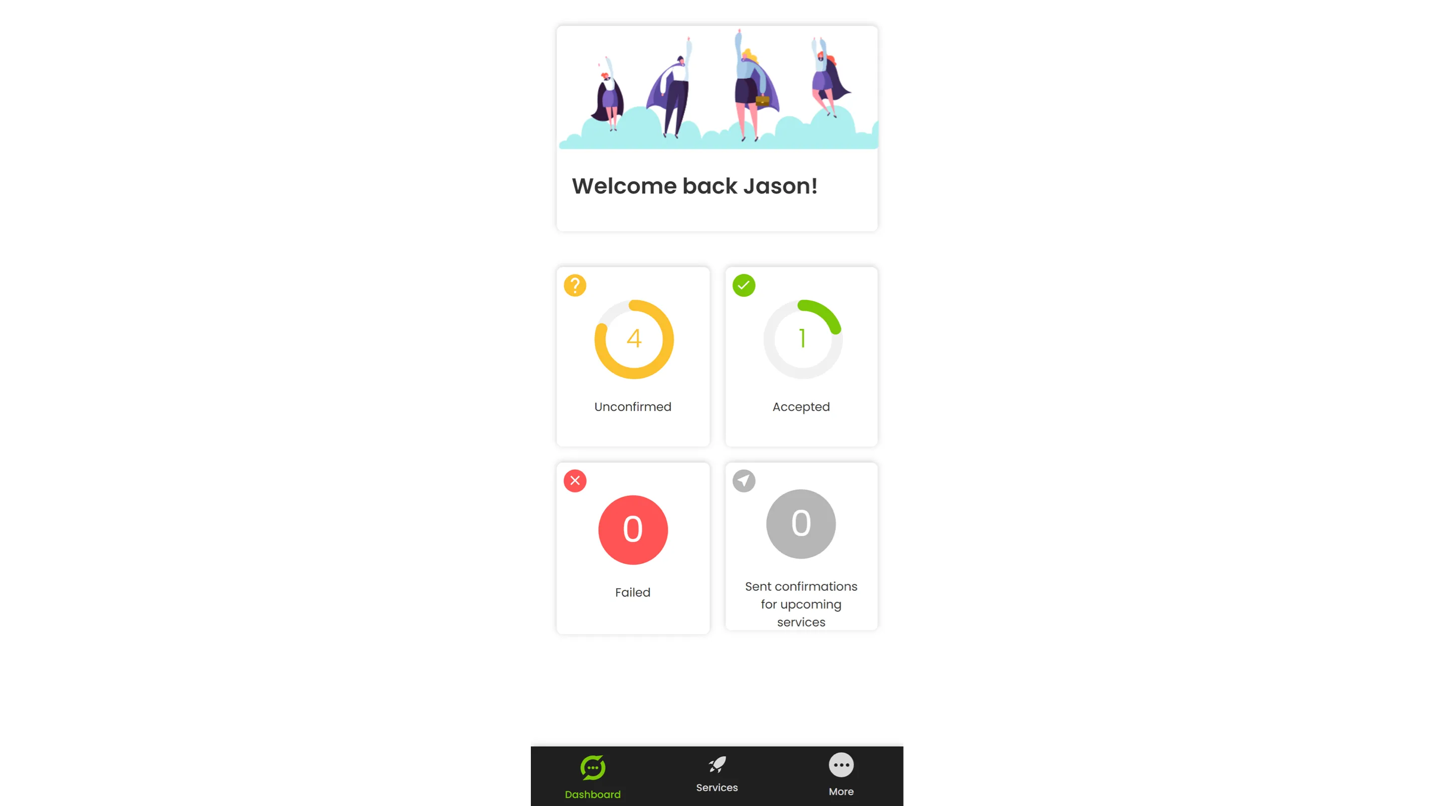 Confirmed.Church integration screenshot 2