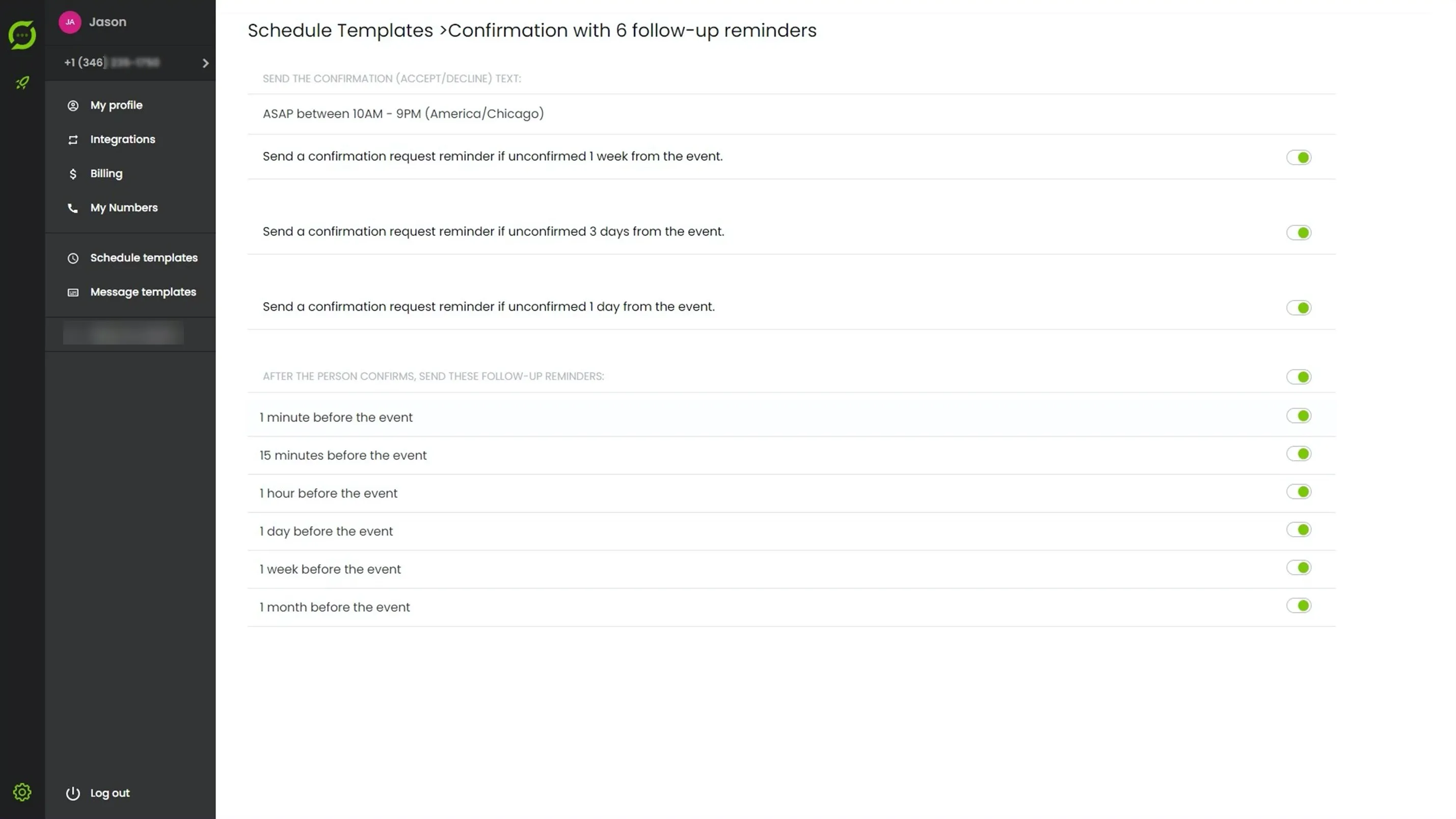 Confirmed.Church integration screenshot 1