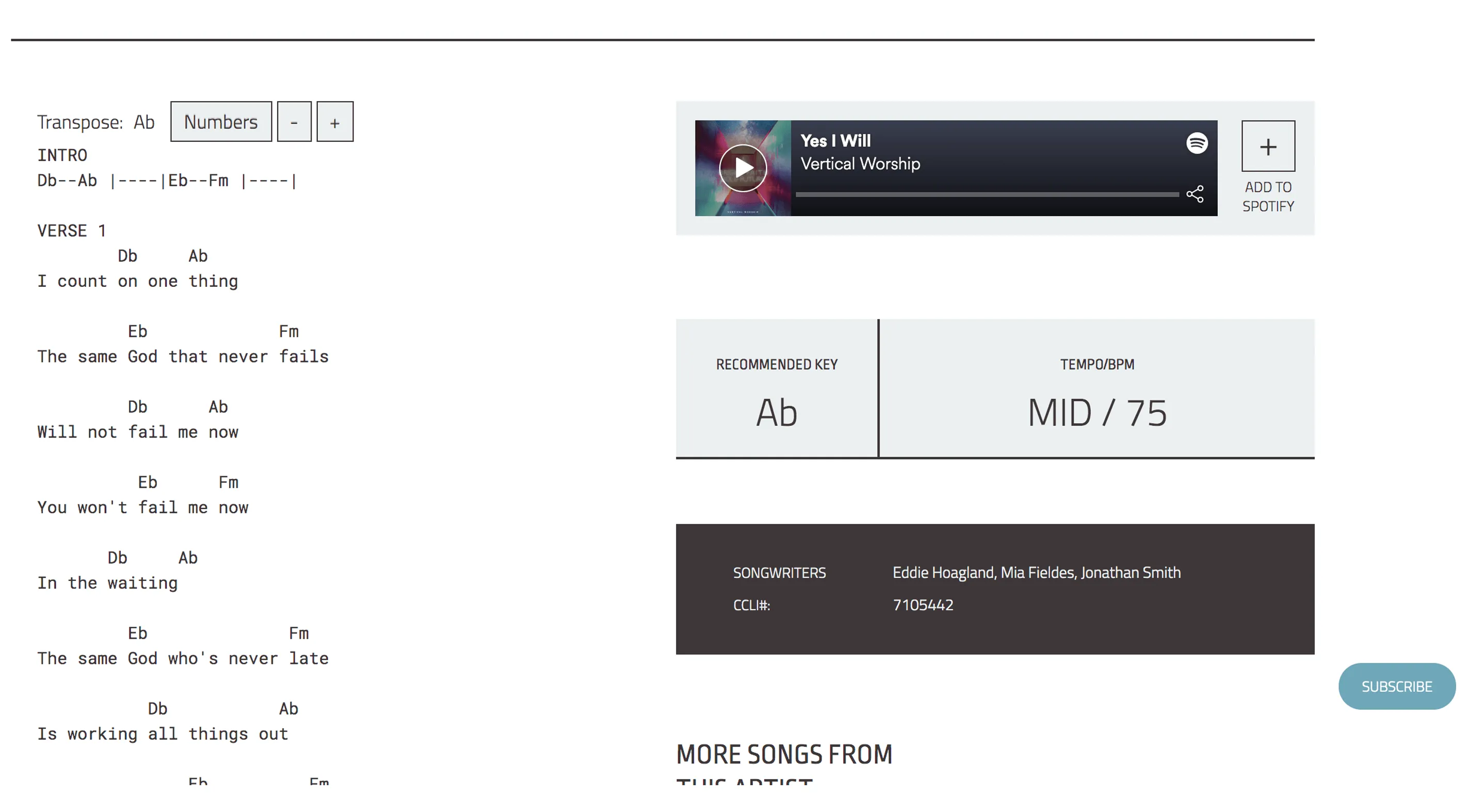 Essential Worship integration screenshot 3