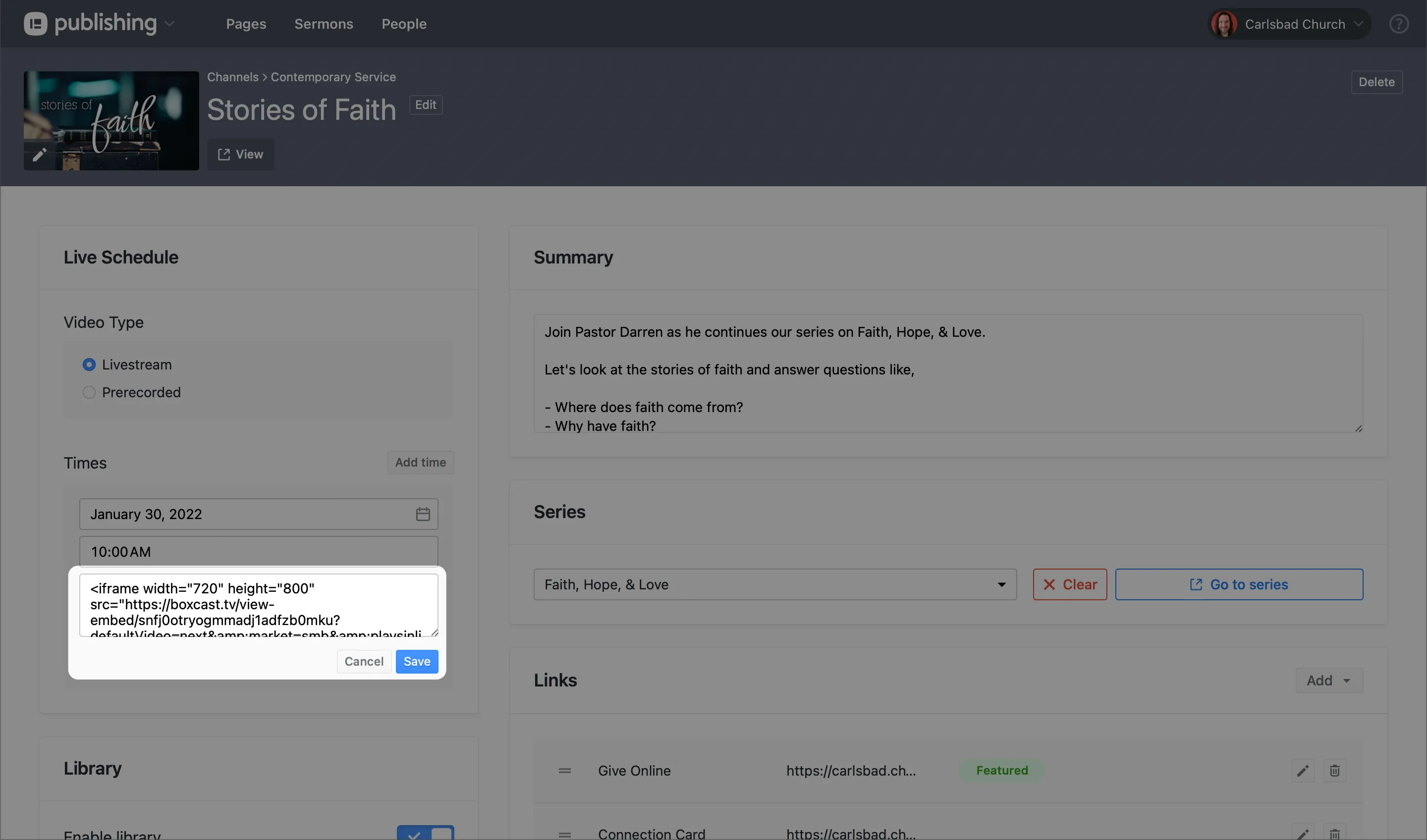 BoxCast integration screenshot 3