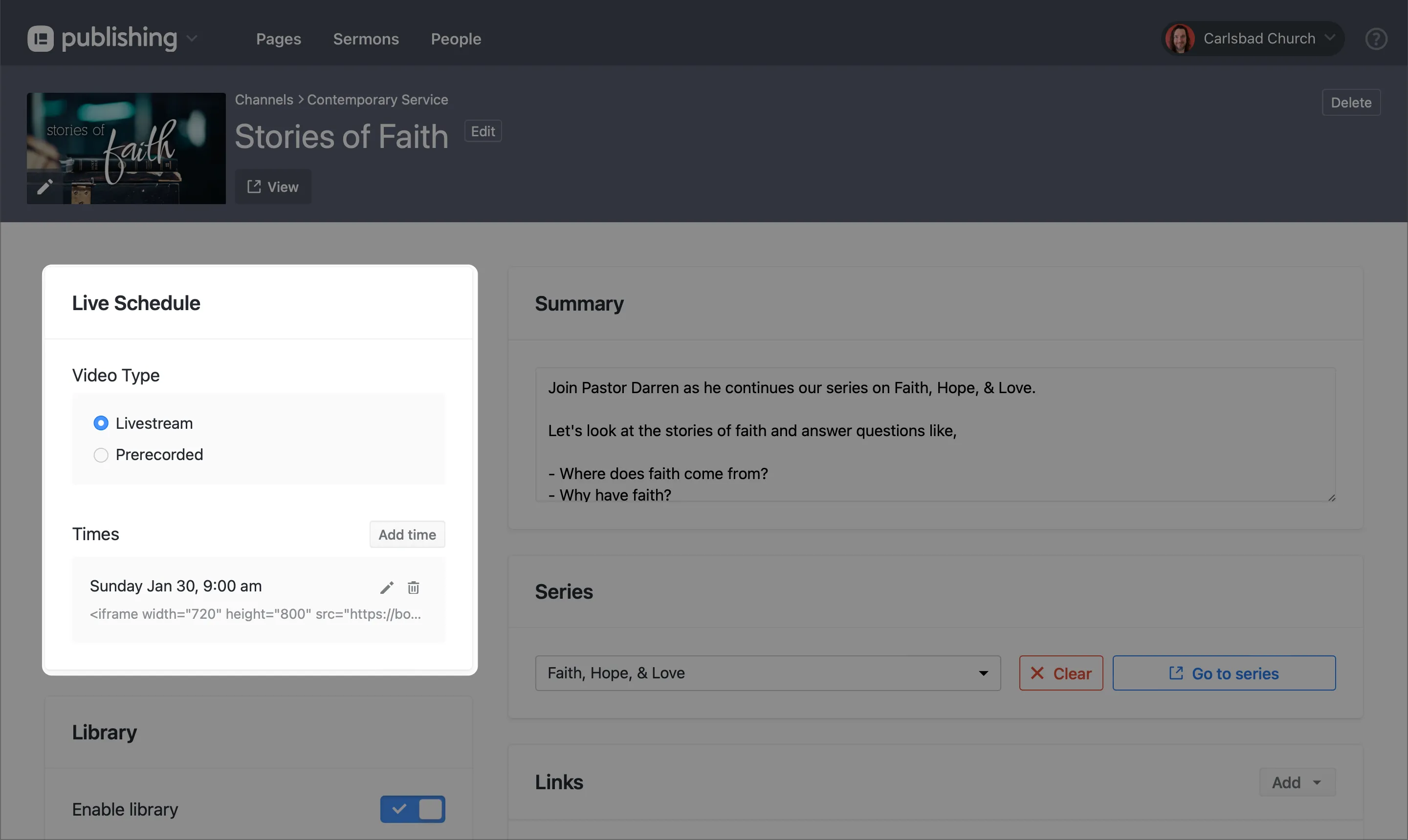 BoxCast integration screenshot 2
