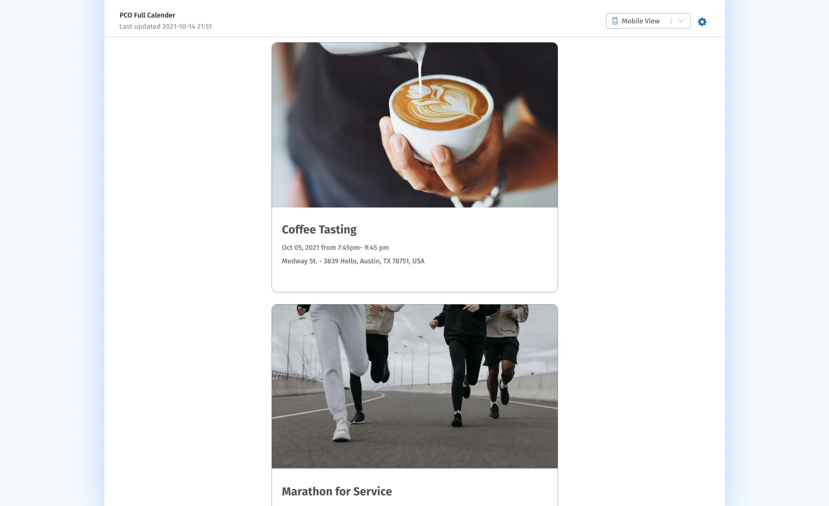 Display.Church integration screenshot 2