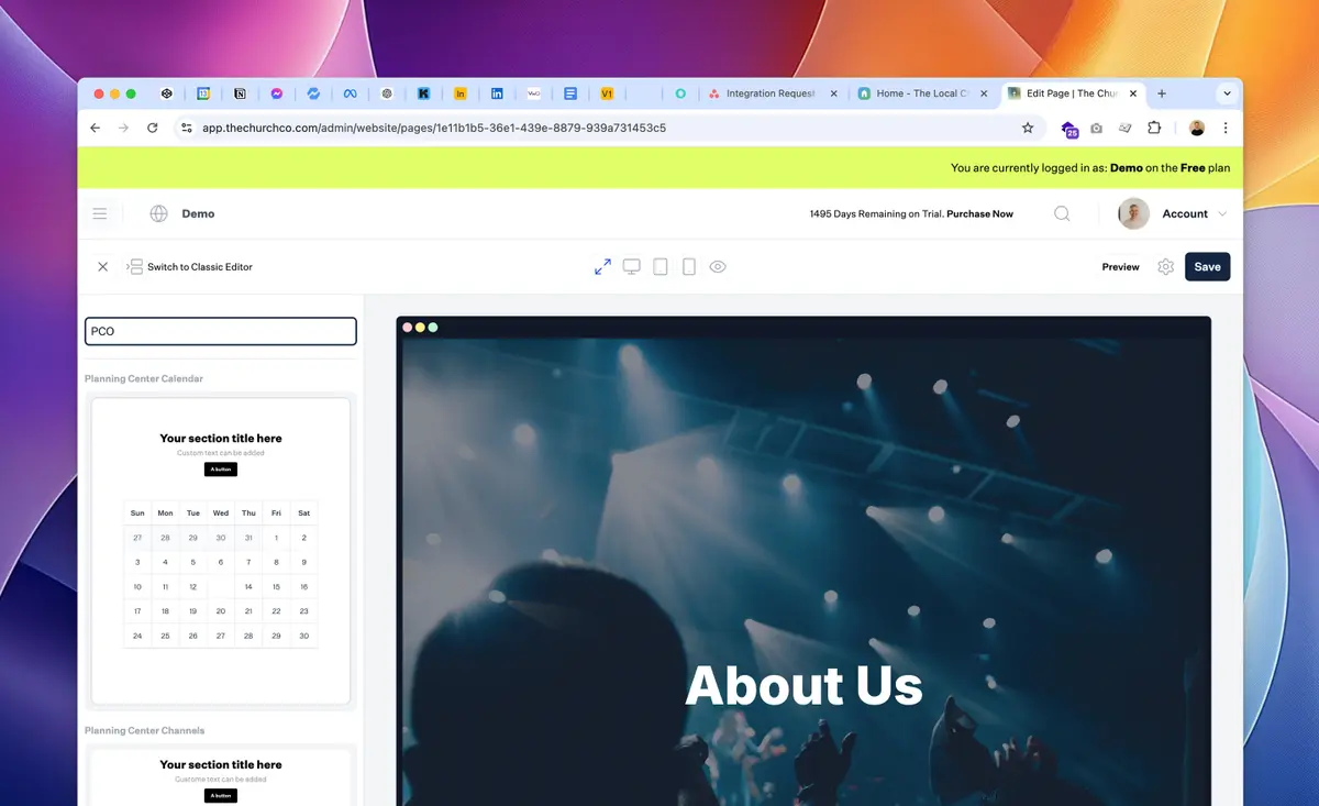 The Church Co  integration screenshot 2