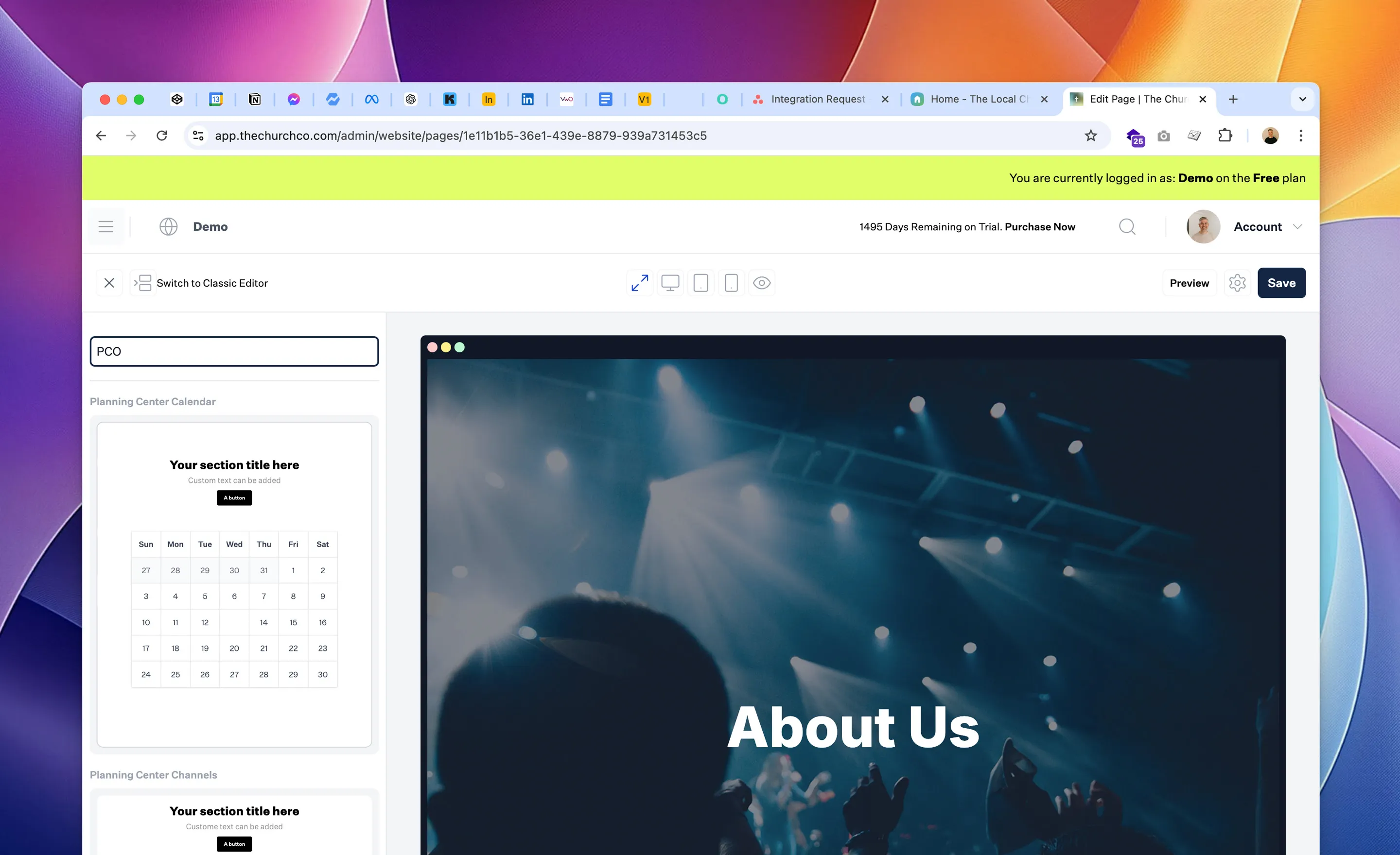The Church Co  integration screenshot 2