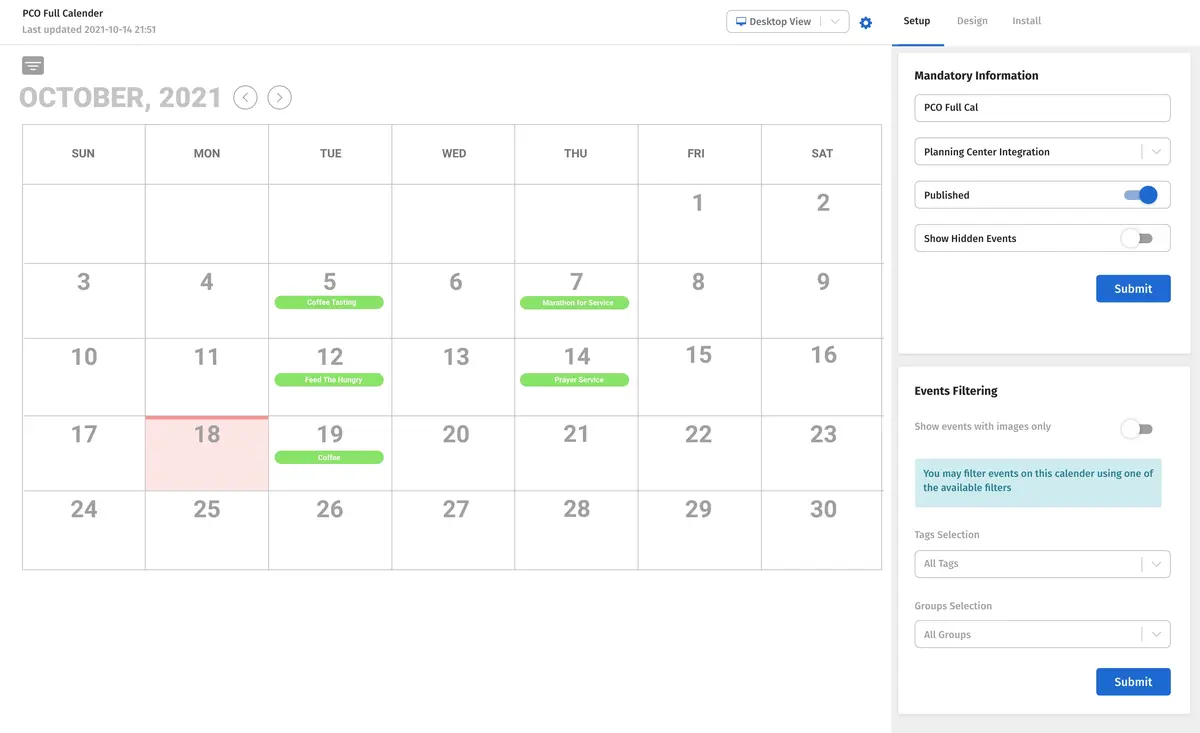 Display.Church integration screenshot 3