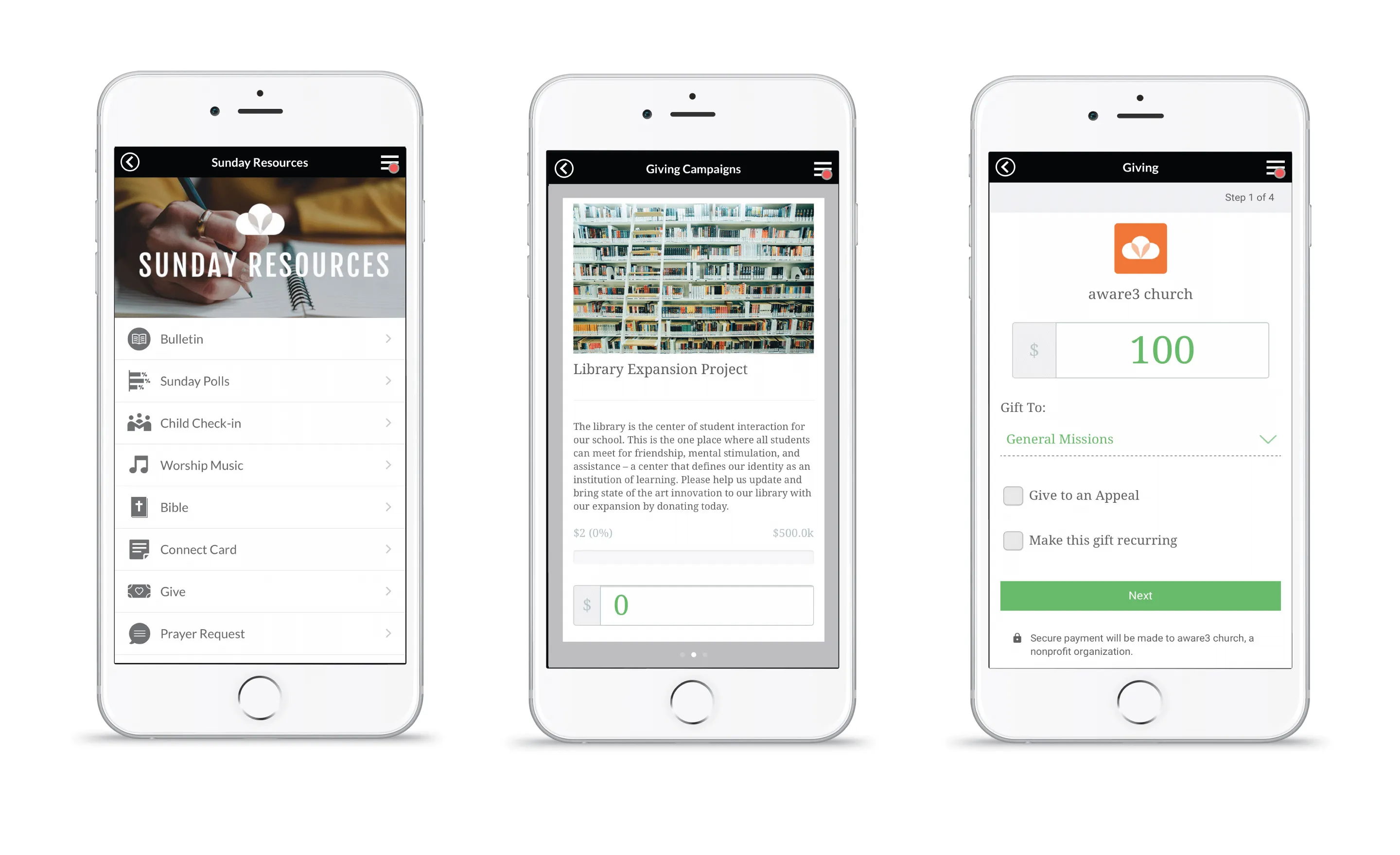 aware3 integration screenshot 1