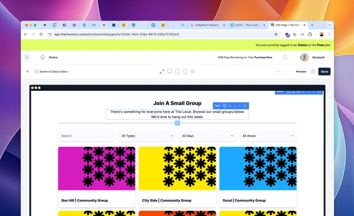 The Church Co  integration screenshot 3