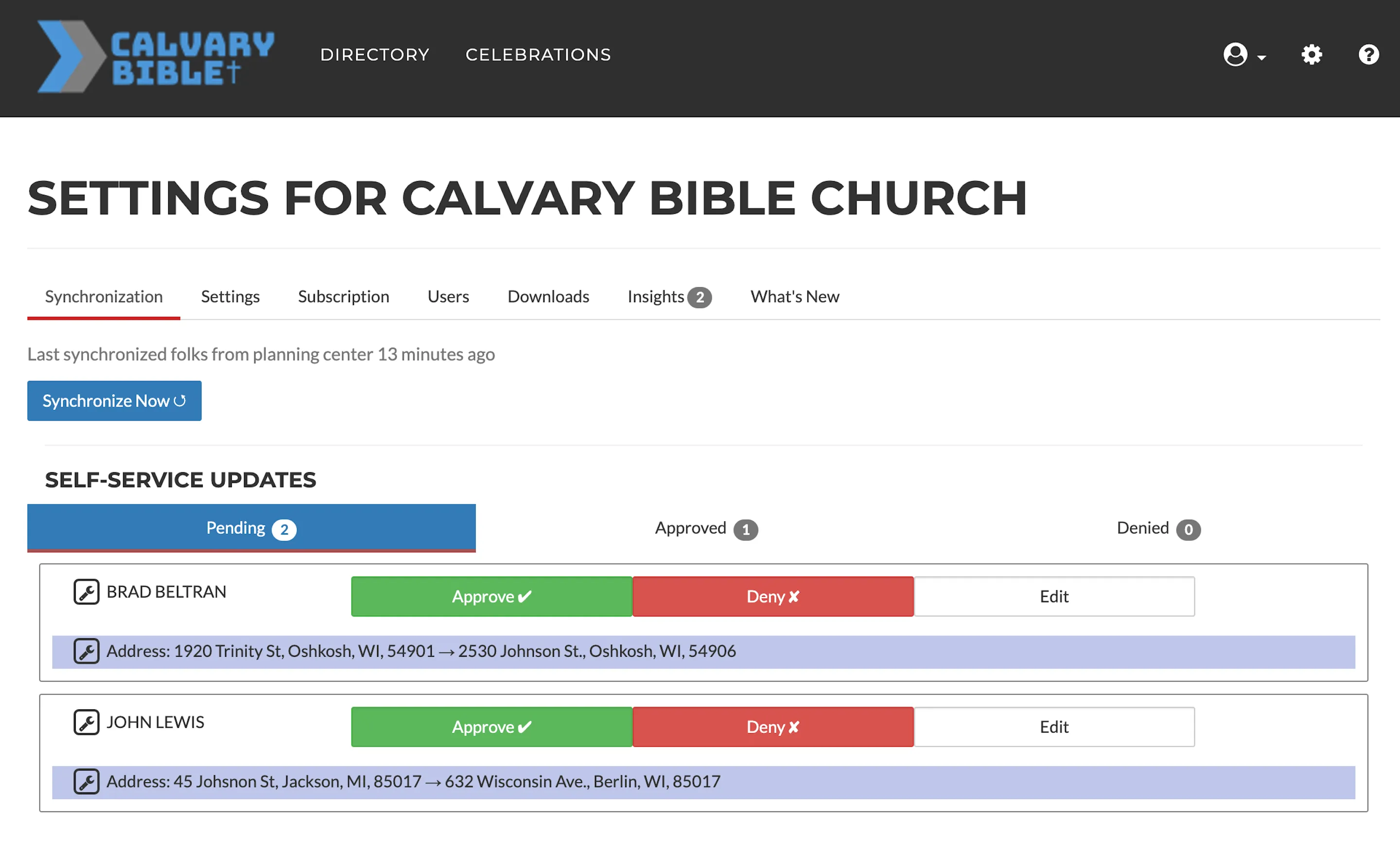 Adjace integration screenshot 2