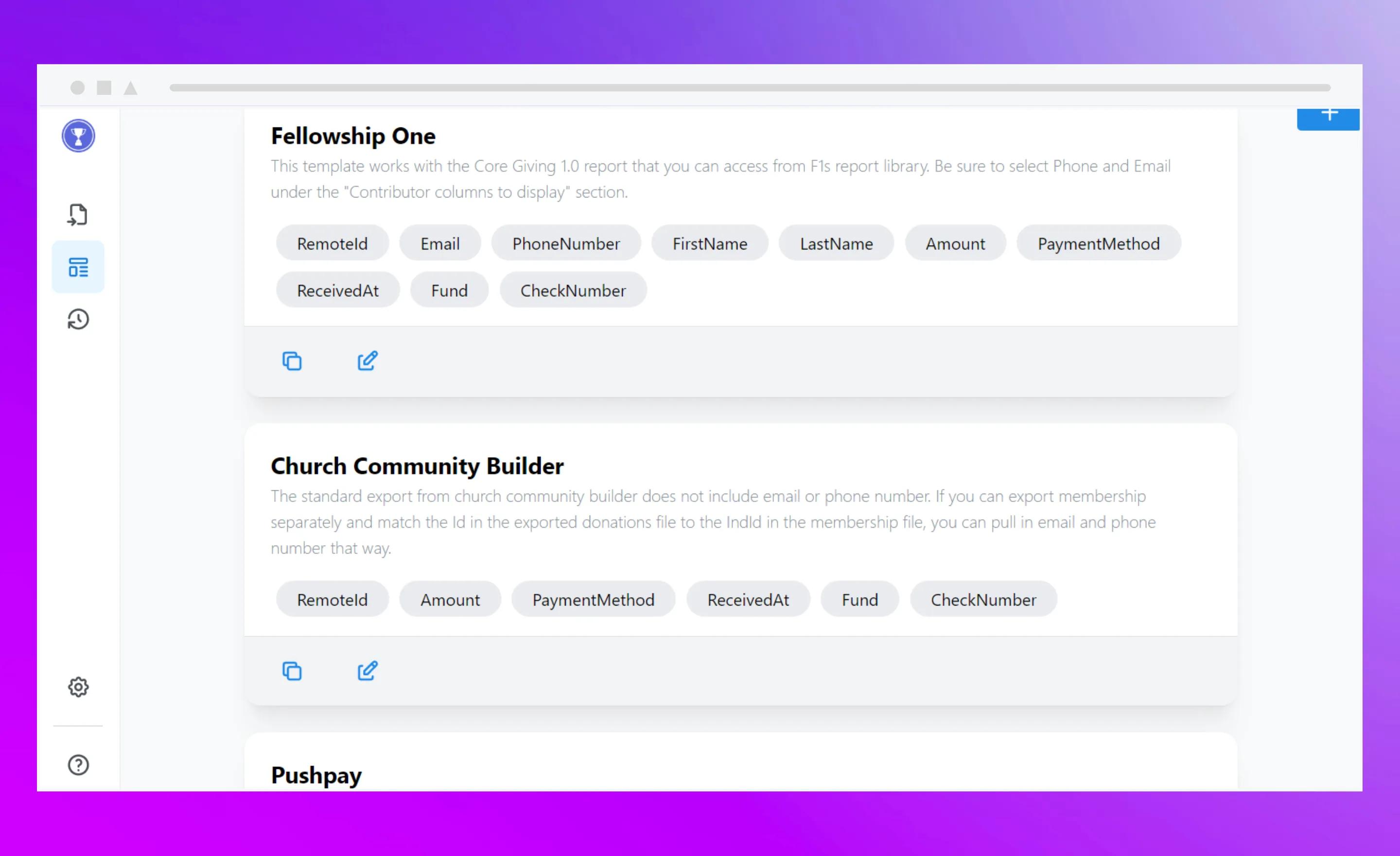 PCOMVP integration screenshot 1