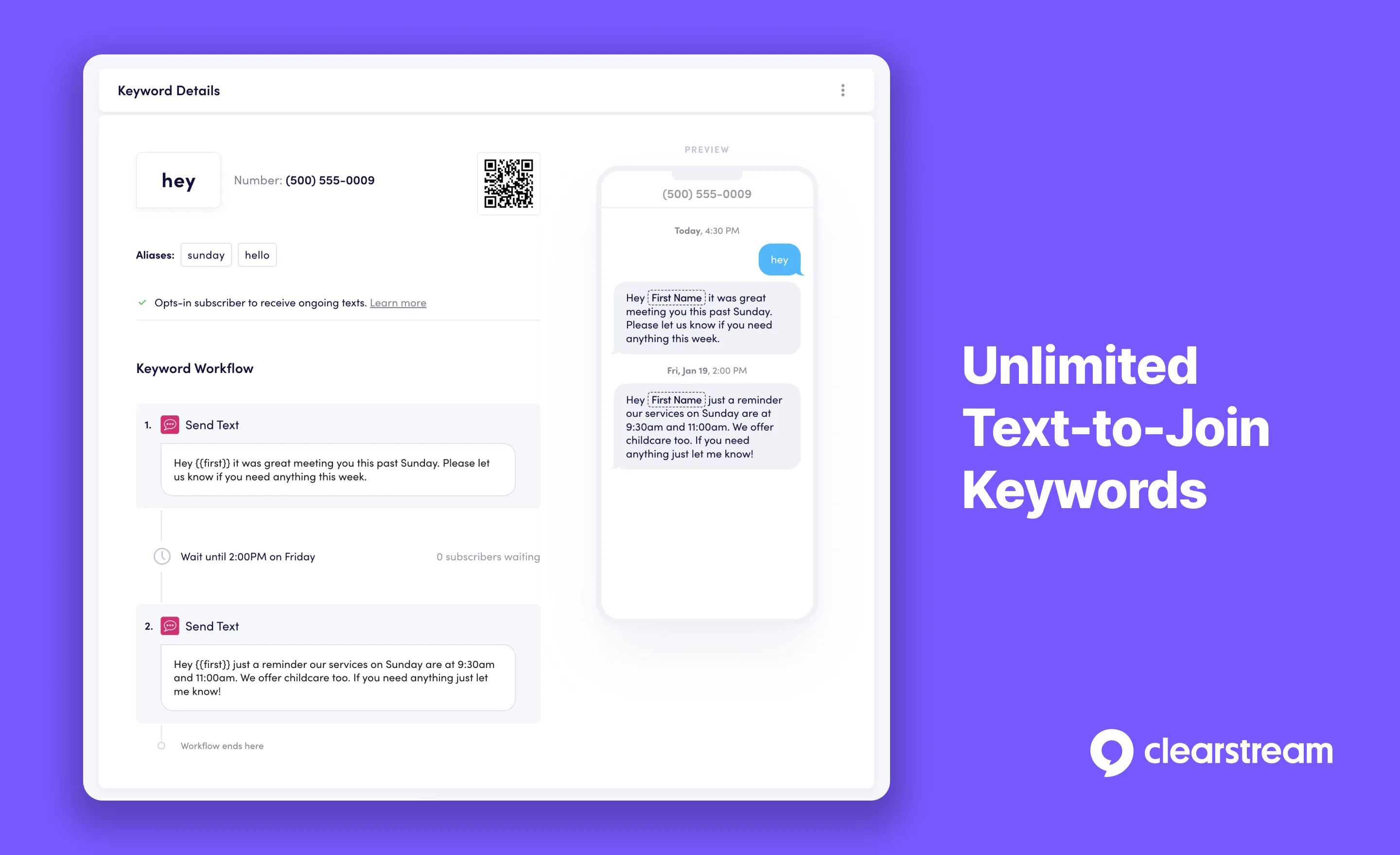 Clearstream integration screenshot 4