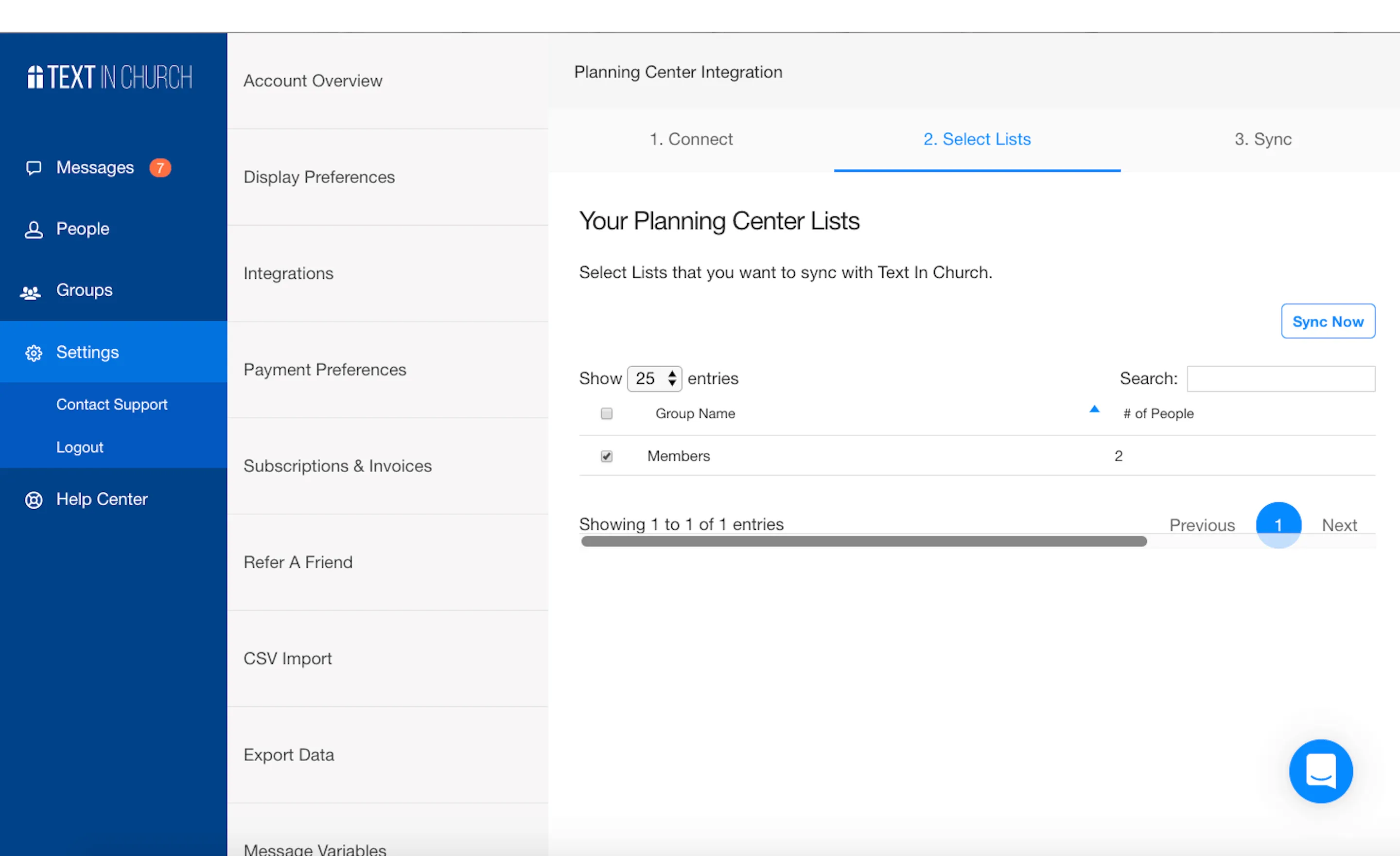 Text In Church integration screenshot 3