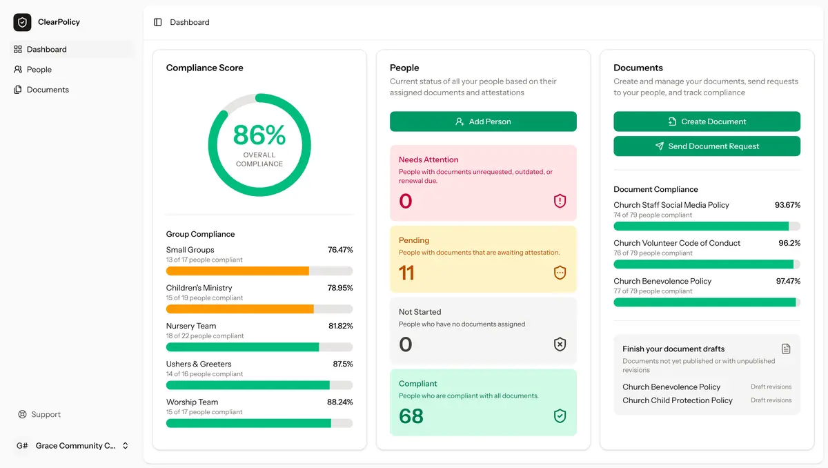 ClearPolicy integration screenshot 1