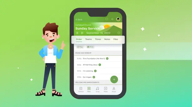 Services mobile app: redesigned plan view for smoother navigation