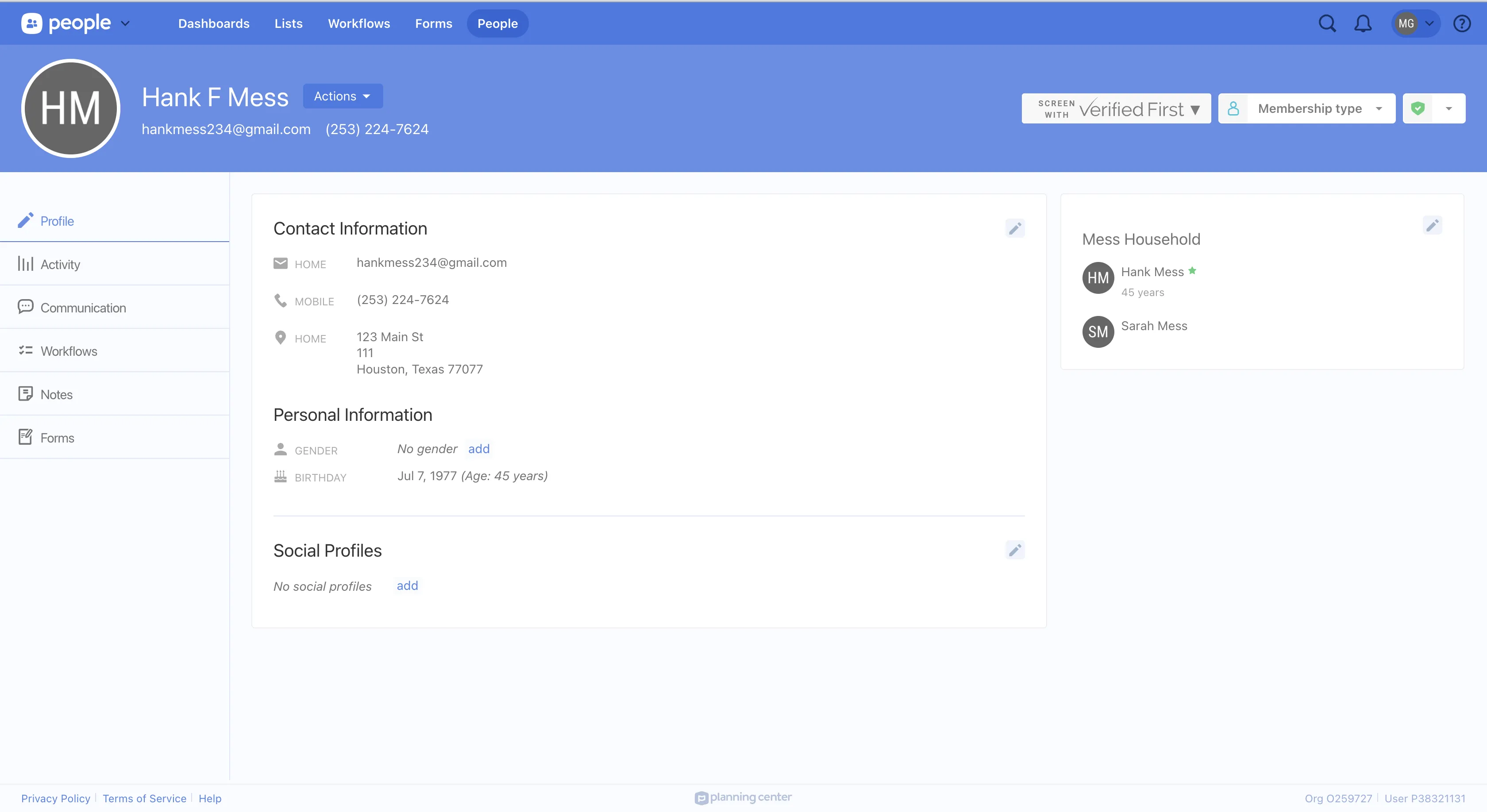 Verified First integration screenshot 1