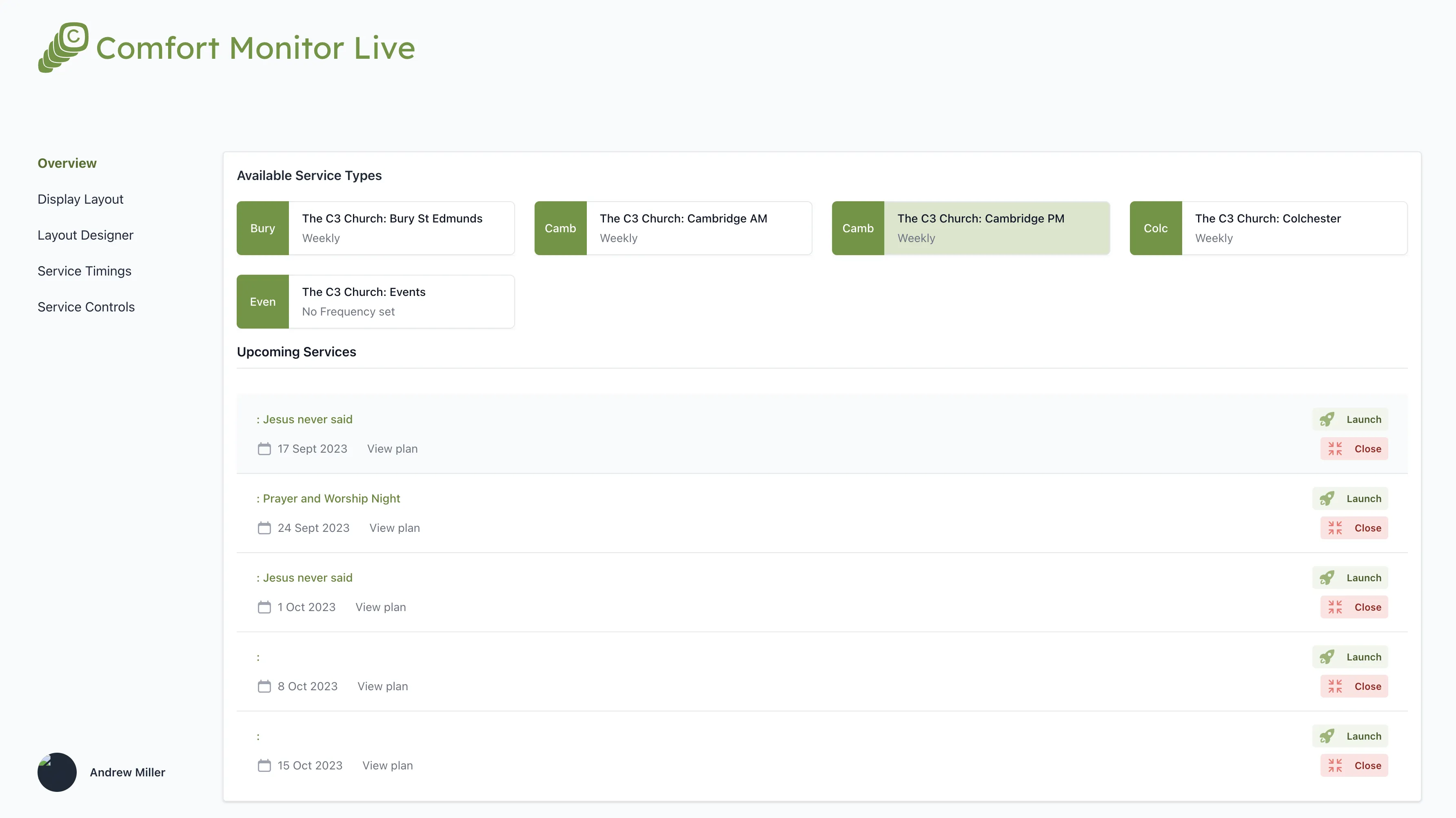 Comfort Monitor Live integration screenshot 1