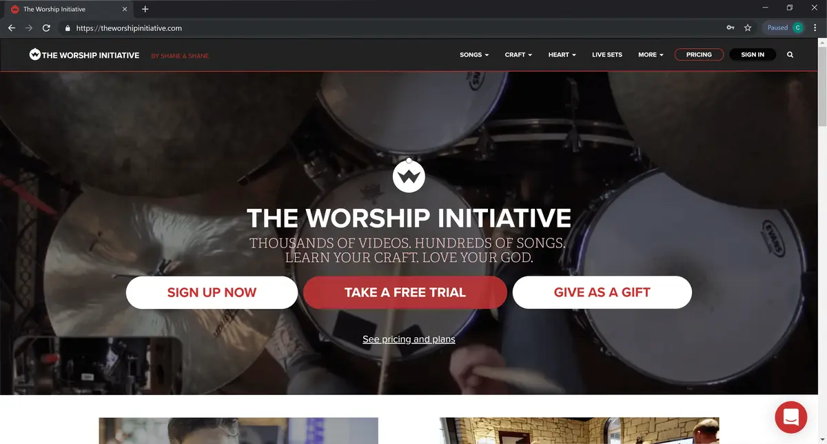 The Worship Initiative integration screenshot 2