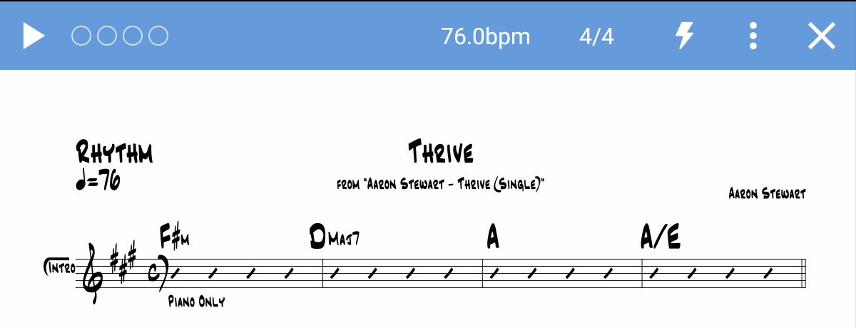 Metronome Toolbar