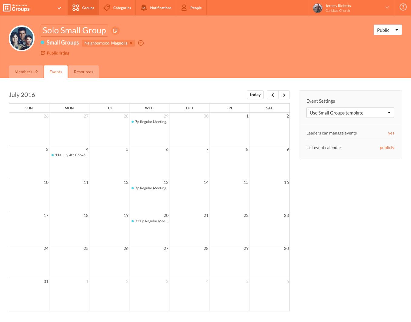 Planning Center Groups
