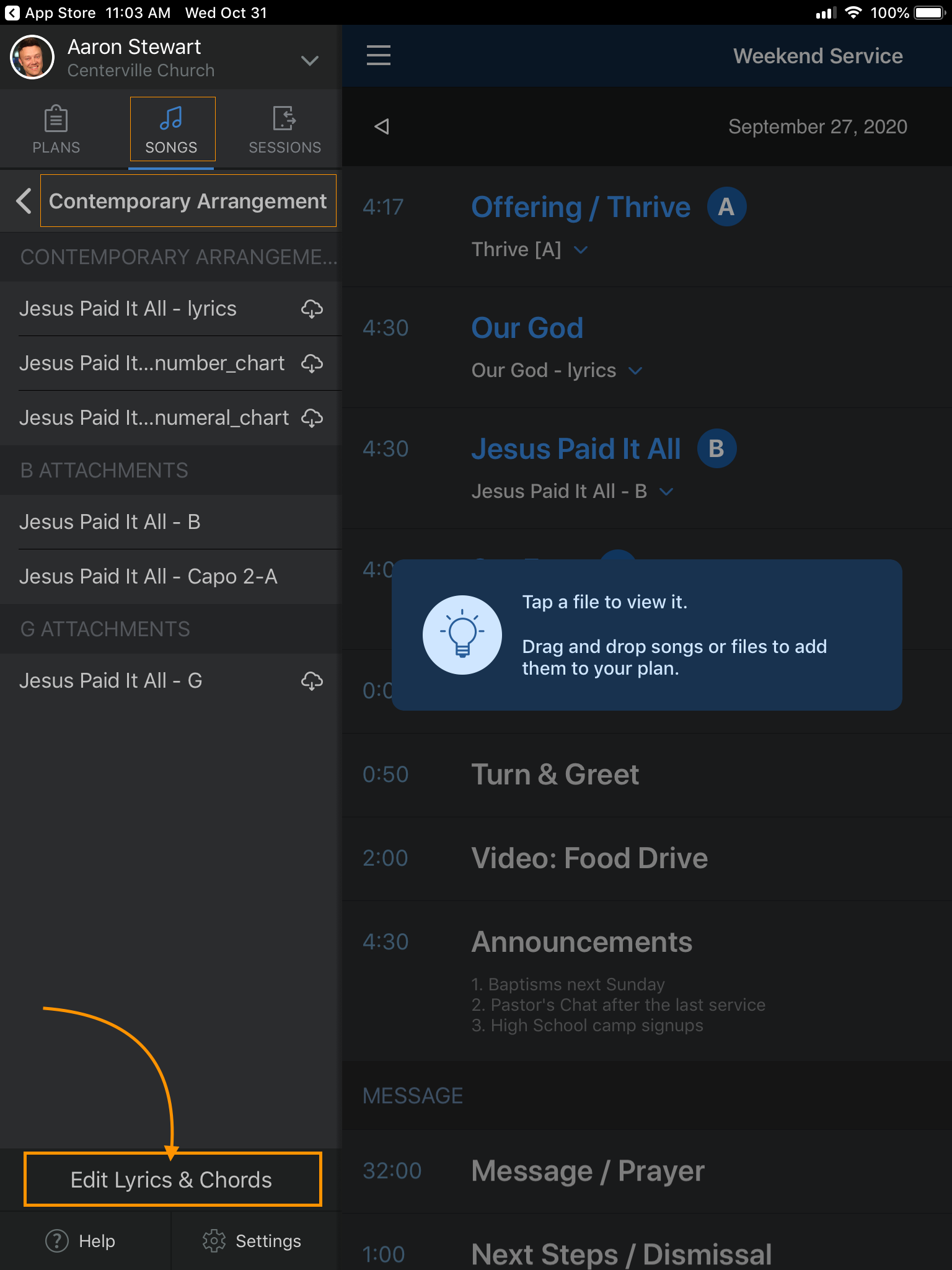 Song Sidebar