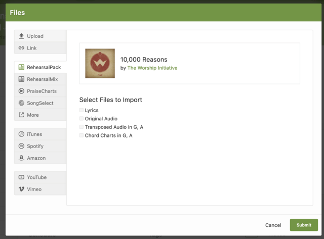RehearsalPack | Planning Center Integrations