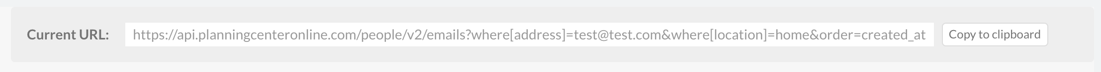 API Explorer Current URL