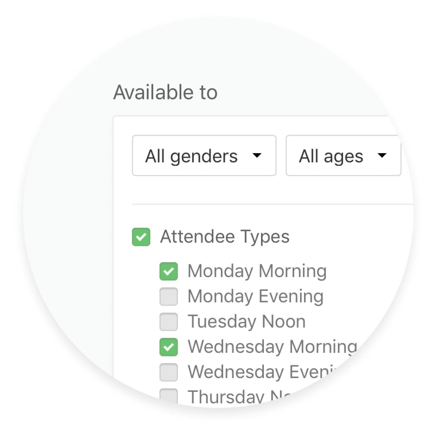 Attendee Types