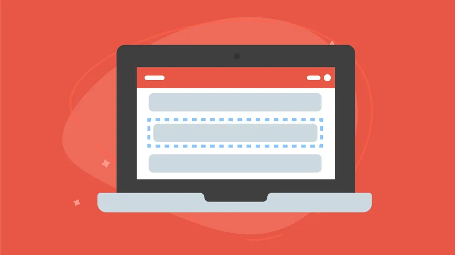 An illustrated laptop open and displaying a highlighted option on the screen.