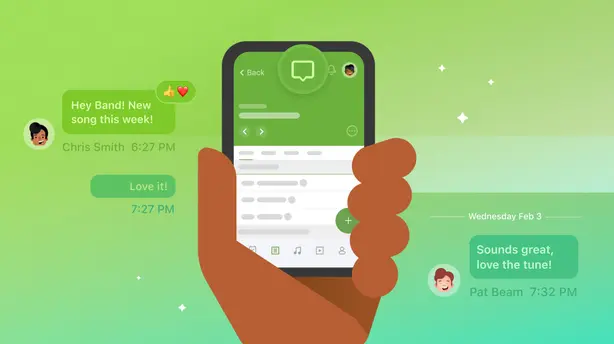Announcing chat in the Services mobile app