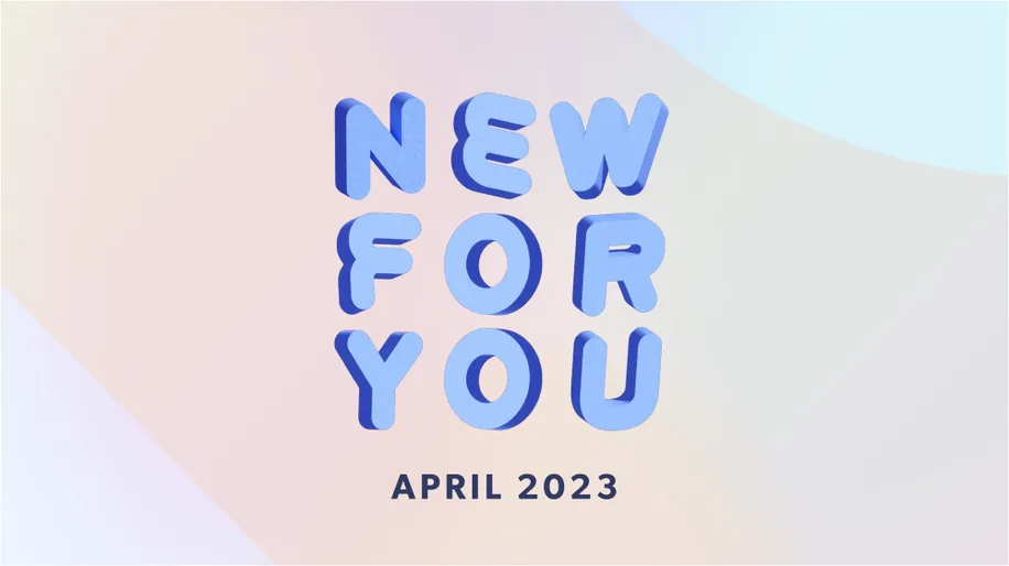 The "New For You" design mark in light blue floating letters.