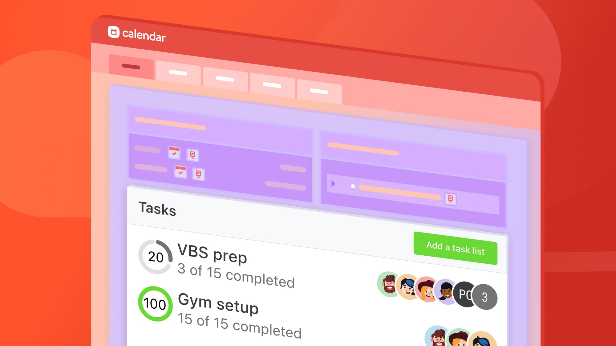 Live Task List Make task lists in Calendar to track event details