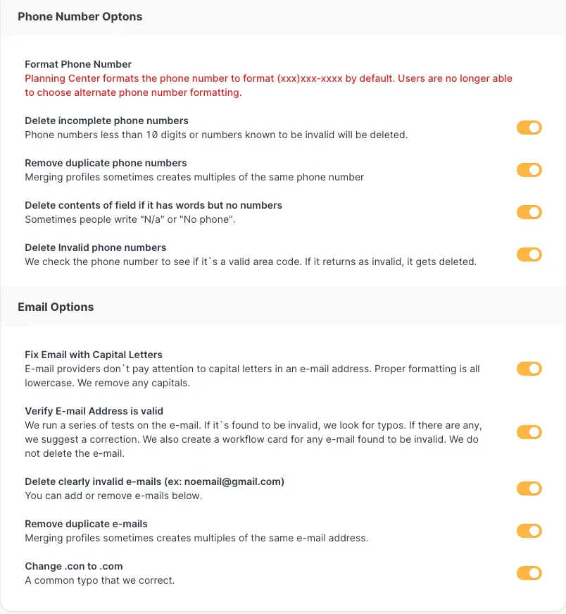 Clean My PCO integration screenshot 1