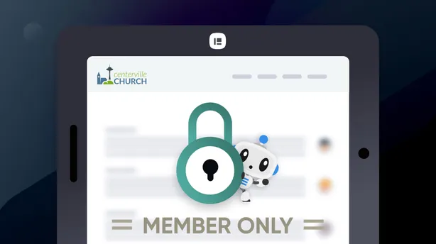 Share member-only content in Church Center