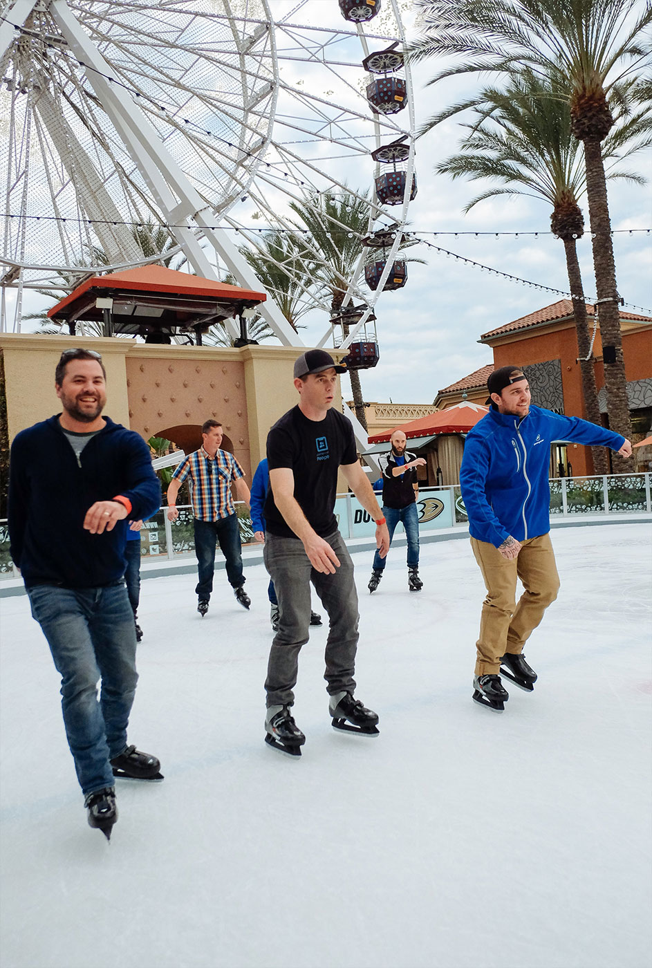 Ice skating