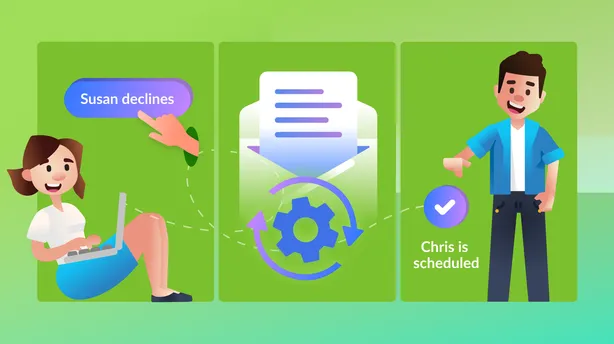 Auto-reschedule declined volunteer requests in Services