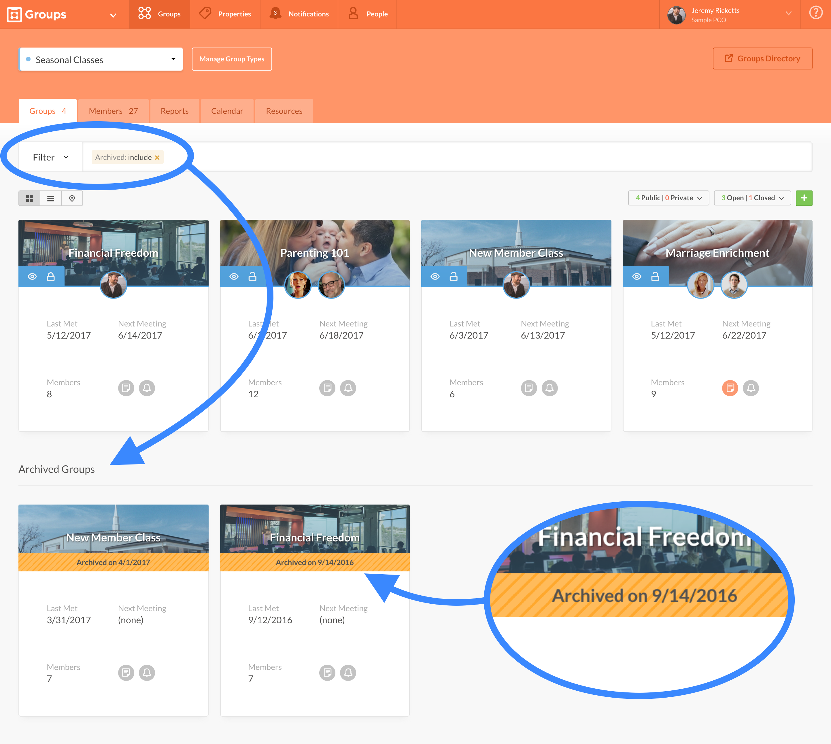 null Archived Groups